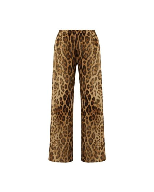 Ermanno Scervino Natural Wide Trousers