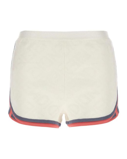 Fendi White Short Shorts