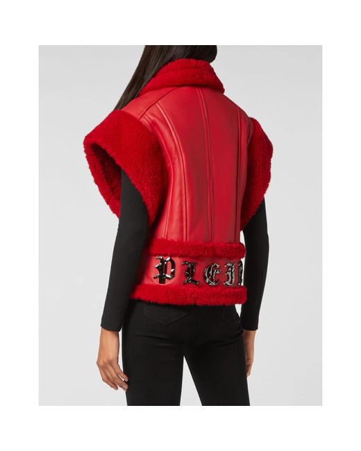 Vests Philipp Plein de color Red