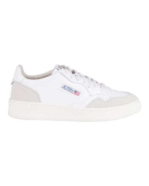 Autry White Medalist Low Ls33