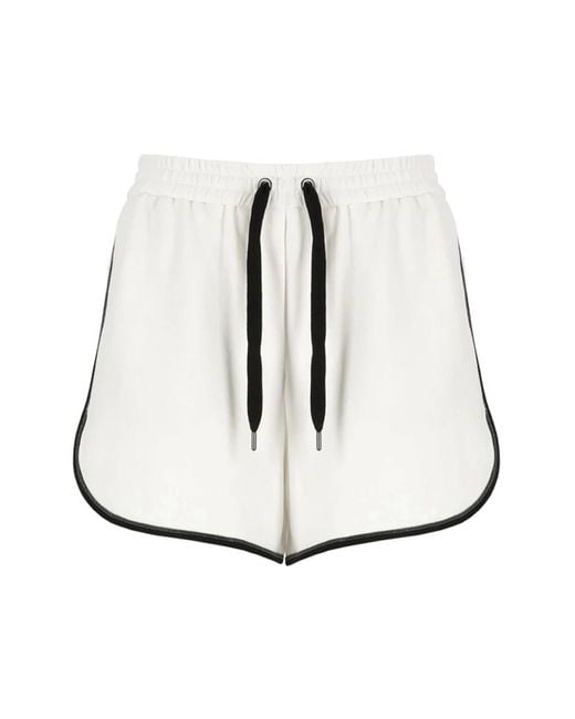 Brunello Cucinelli White Short Shorts