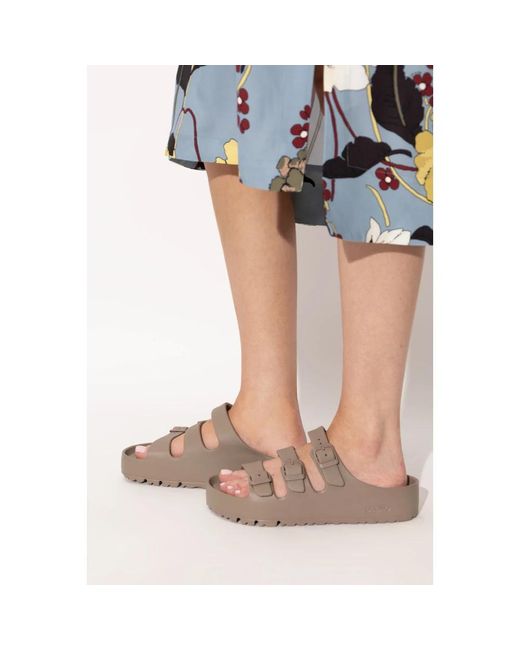 Birkenstock Brown Sliders