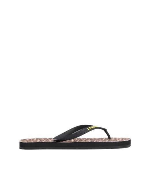 DSquared² Flache Schuhe in Black für Herren