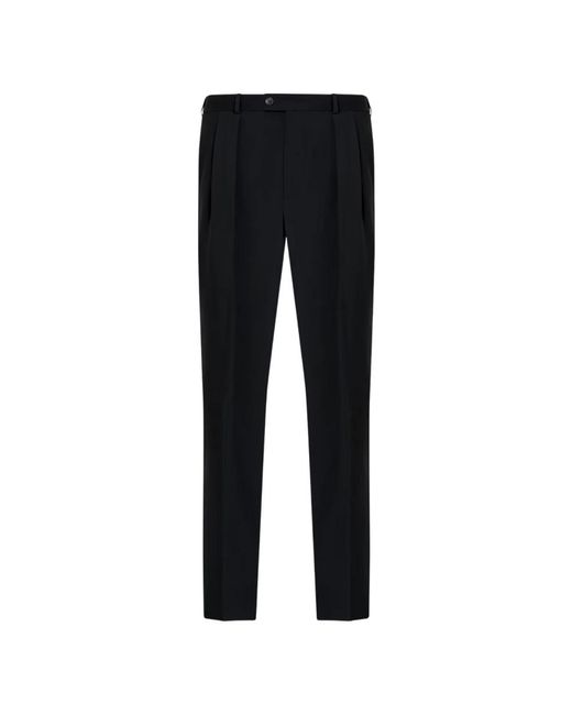Suit Trousers di Emporio Armani in Black da Uomo