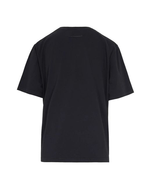 MM6 by Maison Margiela Black T-Shirts