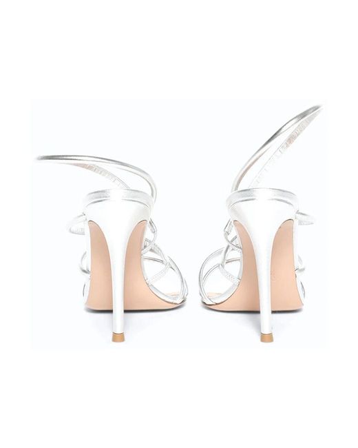 High Heel Sandals Gianvito Rossi de color White