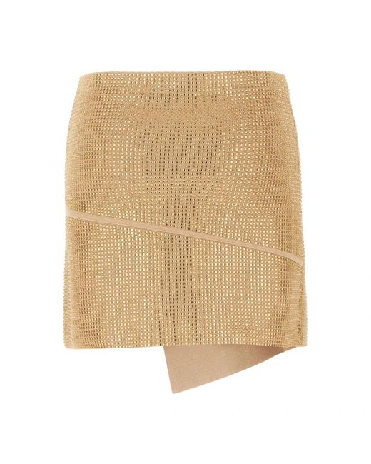 ANDREA ADAMO Natural Short Skirts