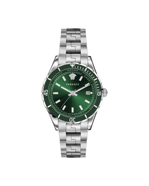 Orologio uomo acciaio inox hellenium di Versace in Green da Uomo