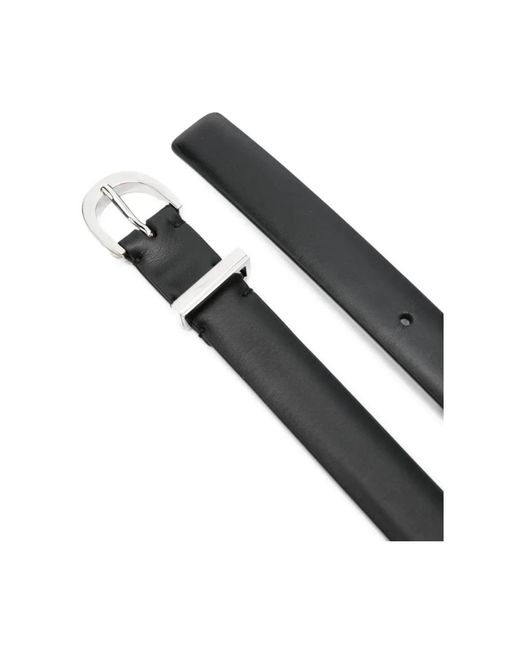Khaite Accessoires ,Zwart ,Zilveren Luna Riem in het Black