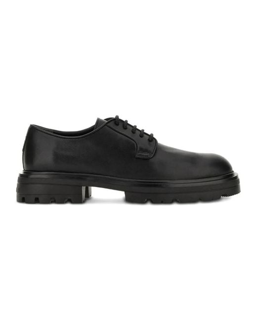 Hogan Black Laced Shoes for men