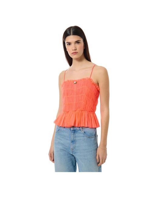 Manoush Sleeveless Tops in het Red