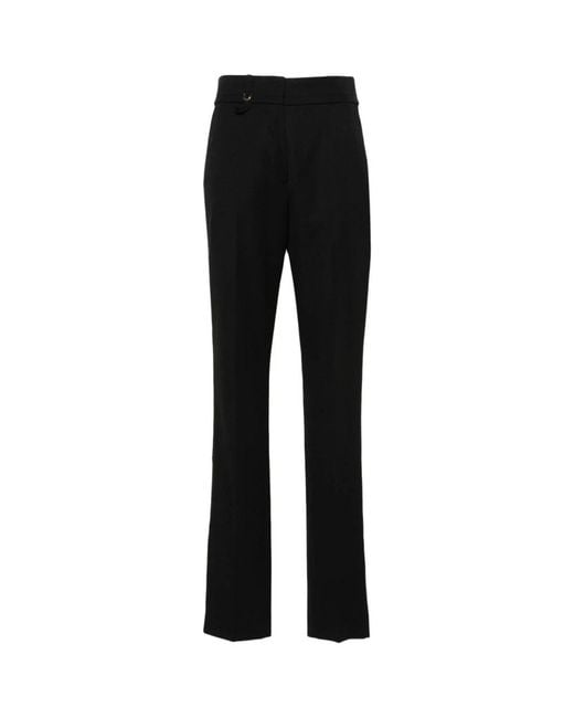 Jacquemus Black Slim-Fit Trousers
