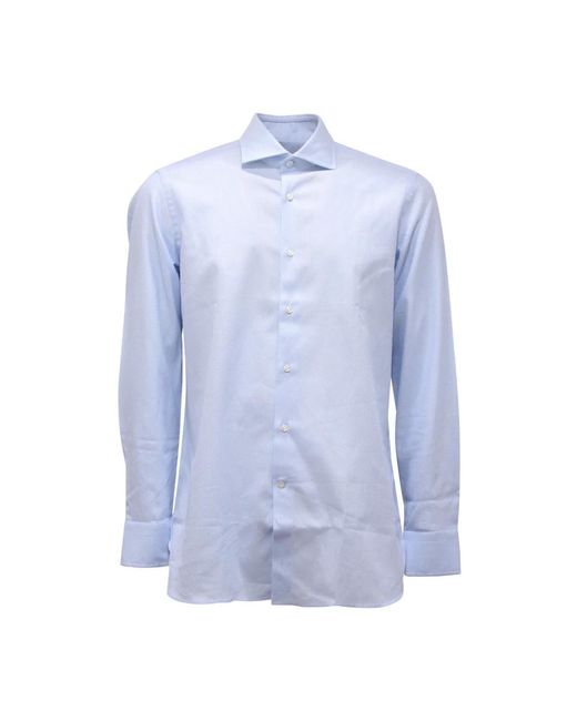 Sonrisa Italienisches Hemd X814 Modell Seo in Blue für Herren