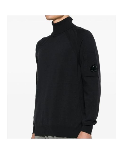 C P Company Black Turtlenecks for men