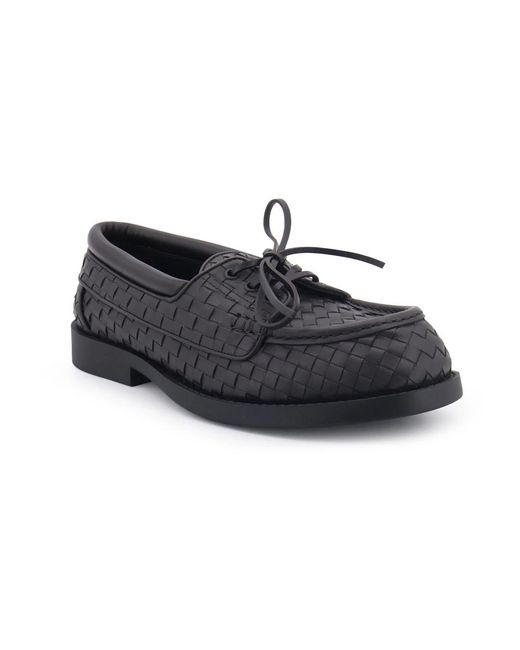 Bottega Veneta Pier Boat Shoe in Black für Herren