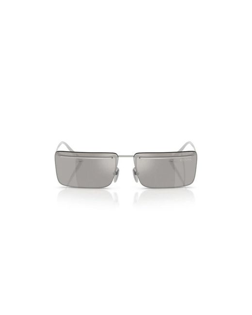 Prada C53S Sonnenbrille in Metallic für Herren