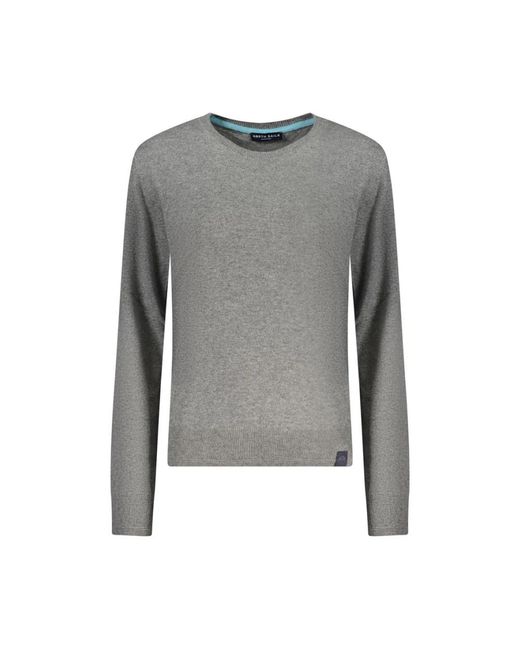 North Sails Gray Round-Neck Knitwear