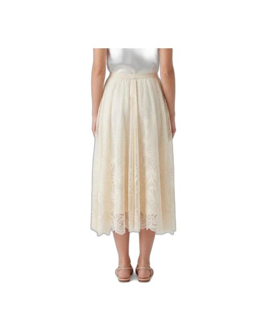 Fabiana Filippi Natural Midi Skirts