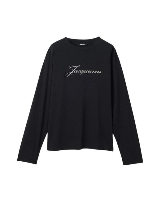 Jacquemus Black Long Sleeve T-Shirts for men