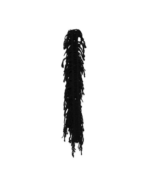 Ann Demeulemeester Black Scarves