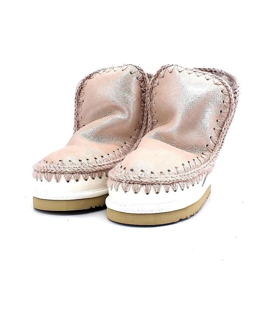 Mou White Winter Boots