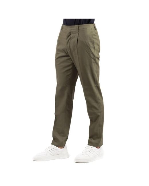 hindustrie Hpa005S01 Slim Broeken in het Green voor heren