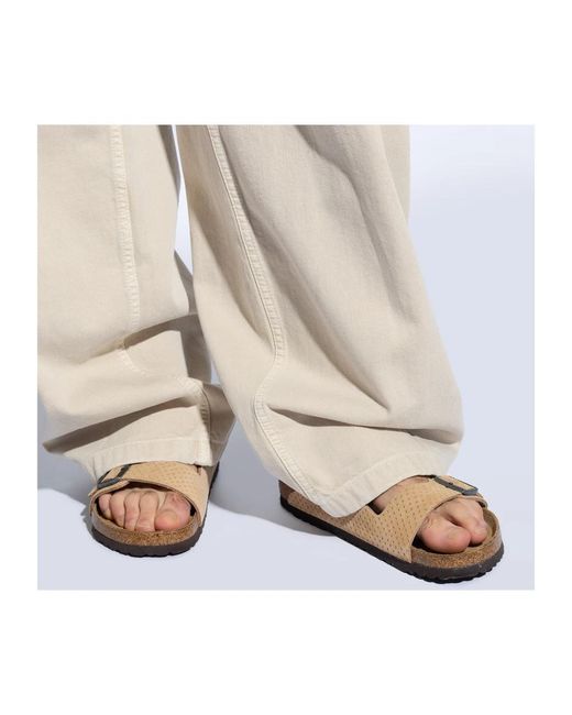 Birkenstock Natural Sliders for men