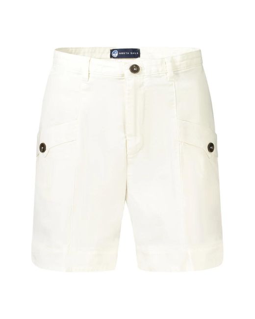 North Sails White Casual Shorts