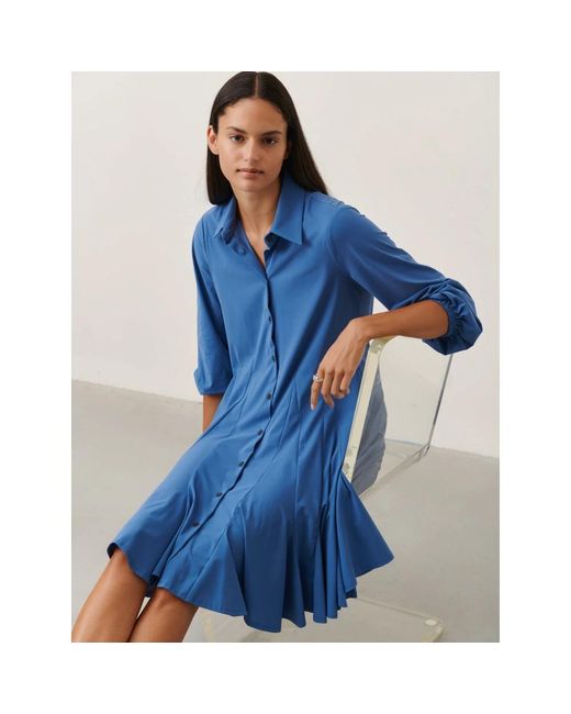 Jane Lushka Blue Shirt dresses