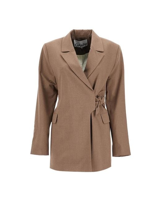 Ganni Brown Blazers