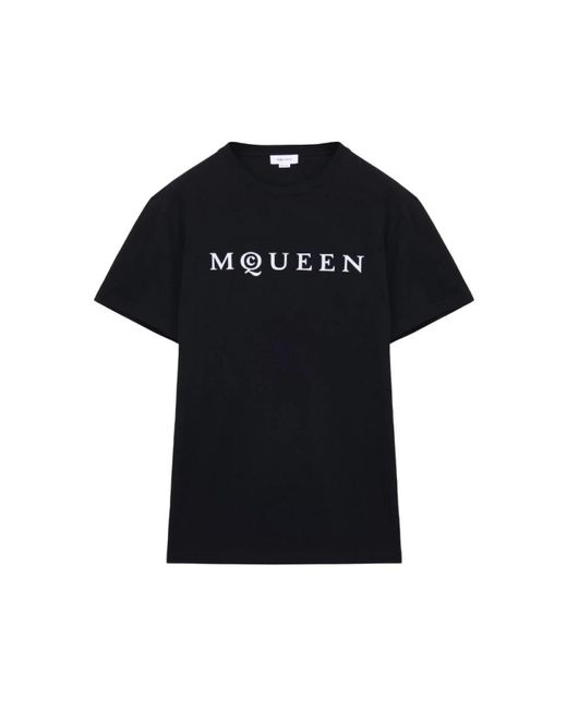 T-Shirts Alexander McQueen de hombre de color Black
