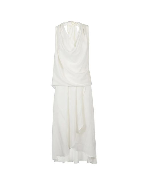 Silk95five Midi Dresses in het White