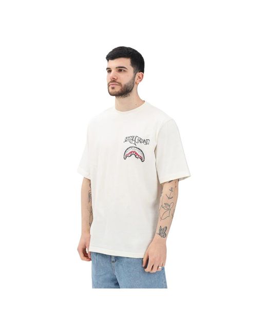 T-Shirts Sprayground de hombre de color White