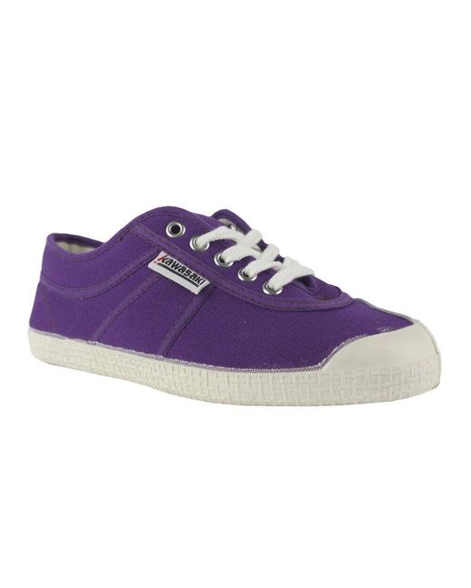 Kawasaki Purple Klassische canvas sneakers