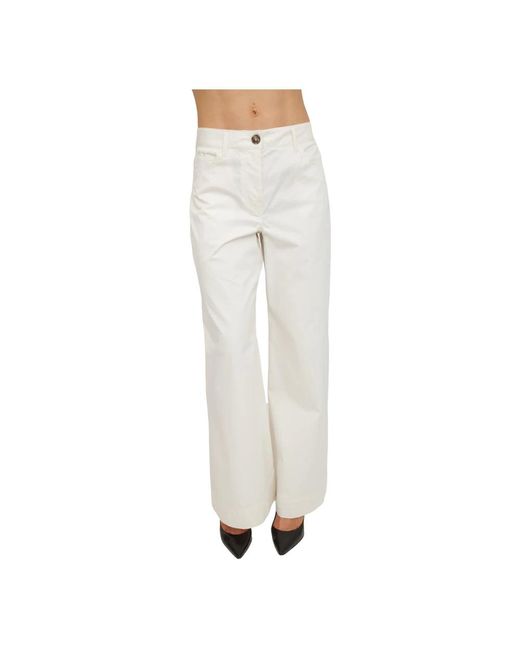 Marella Pantalone Lungo in het White