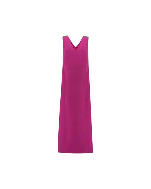 Fabiana Filippi Purple Midi Dresses
