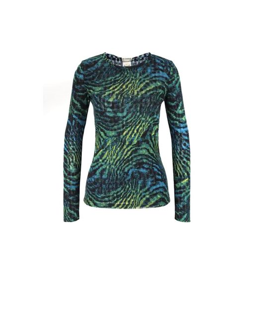 Round-Neck Knitwear Diane von Furstenberg de color Green