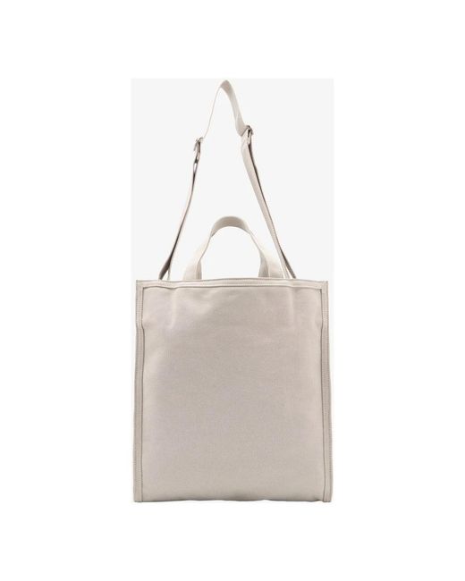 A.P.C. Gray Tote Bags