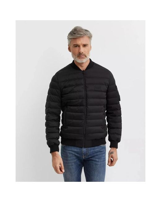 Dolce & Gabbana Jassen ,Zwart ,Leer Jacket With Logo in het Black voor heren