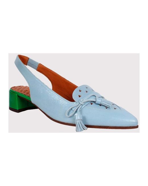 Chie Mihara Blue Slingback Haka