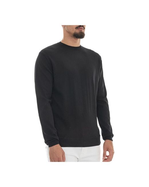 Peuterey Black Round-Neck Knitwear for men