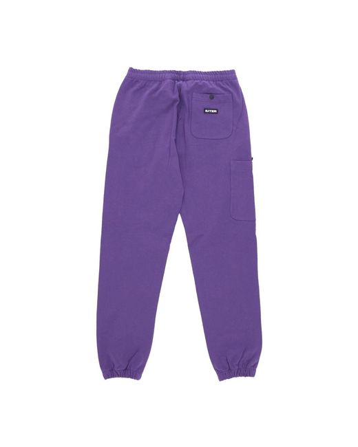 Iuter Purple Sweatpants for men