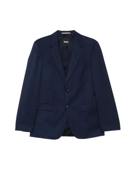 HUGO Elegant Viscose Suit in Blue für Herren
