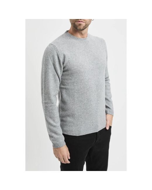 Daniele Fiesoli Gray Round-Neck Knitwear for men
