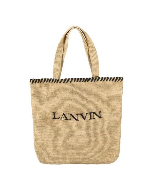 Lanvin Natural Tote Bags for men