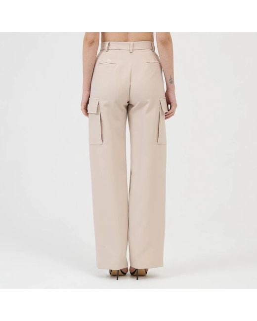 Ermanno Scervino Natural Straight Trousers