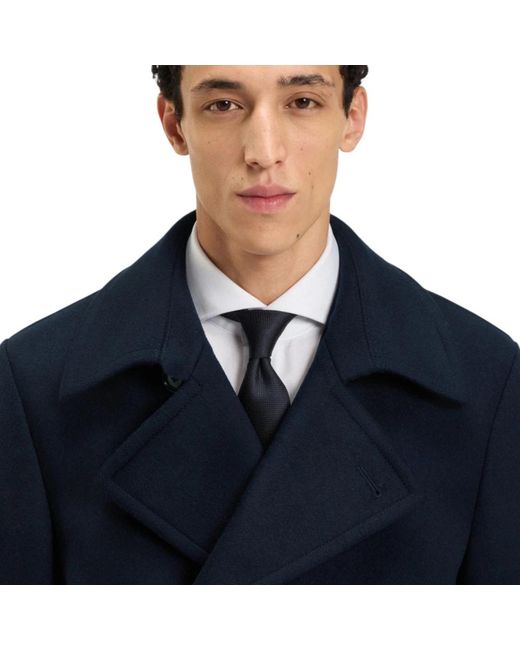 HUGO Jassen ,Blauw ,Wol Hyde P-Coat in het Blue voor heren