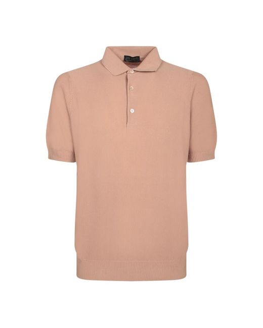 Dell'Oglio Pink Polo Shirts for men