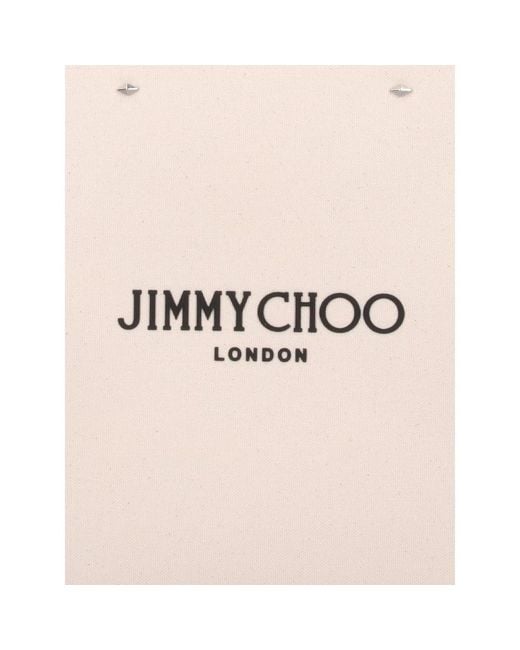 Jimmy Choo Natural Weiße tote tasche