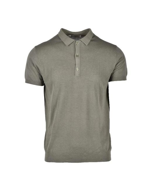 Polo Shirts Cashmere Company pour homme en coloris Gray